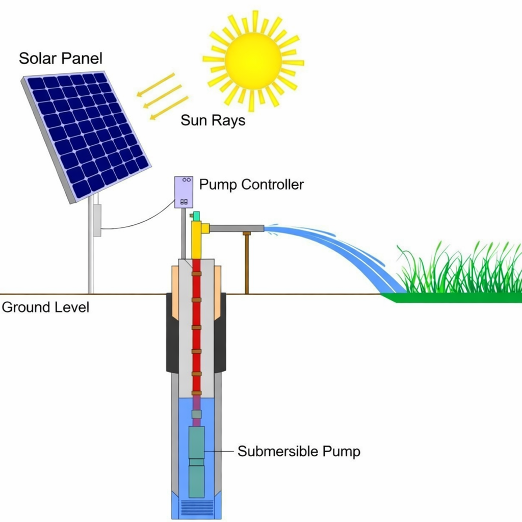 Results overview screen for stand-alone PV system with batteries.