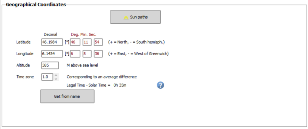 PV system solar interactive map location selection